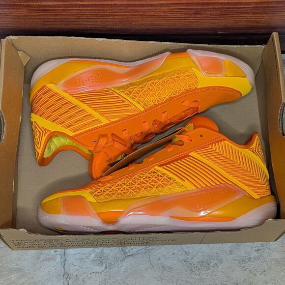 Air Jordan 38 Low Women's 8.5, Men's 7 Dearica Hamby Sunshine Shoes FV3945-700 - Picture 12 of 12